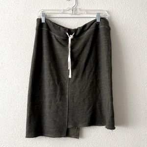 Evereve Sundry asymmetrical sweatshirt skirt 2
